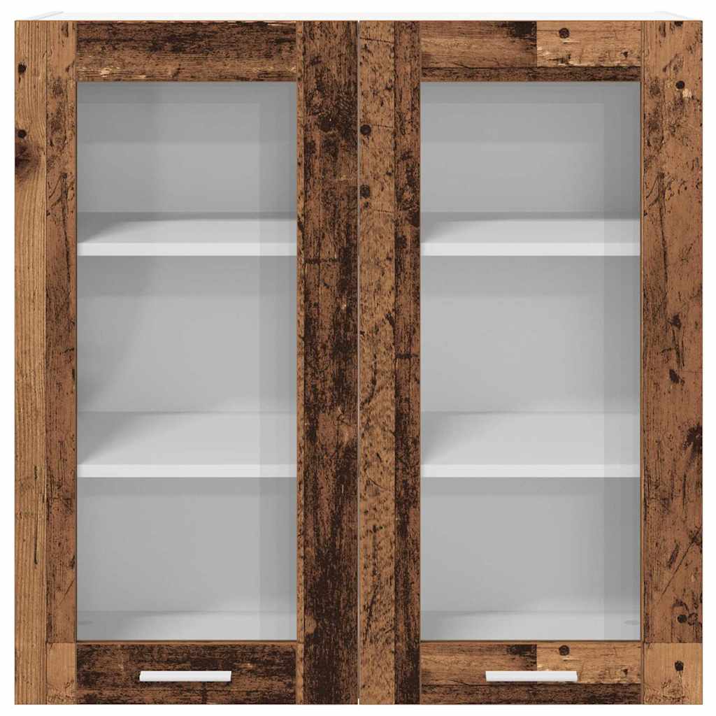 Dulap suspendat Riga Lemn Vechi 80 x 31 x 80 cm Lemn compozit — imaginea 7