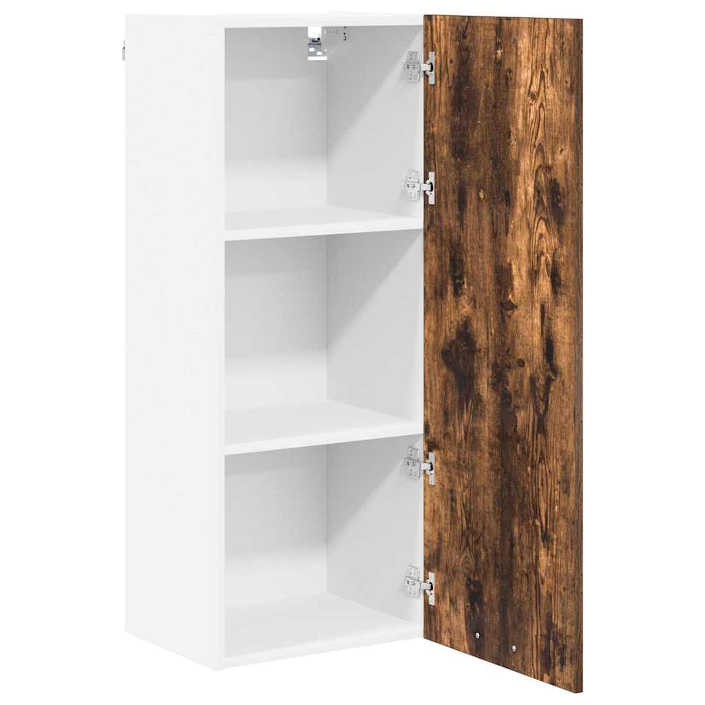 Dulap suspendat cu raft Riga Stejar fumuriu 40 x 31 x 100 cm — imaginea 6