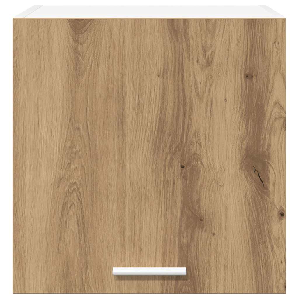 Dulap suspendat Riga Stejar Artisan si Alb 40 x 31 x 40 cm — imaginea 7