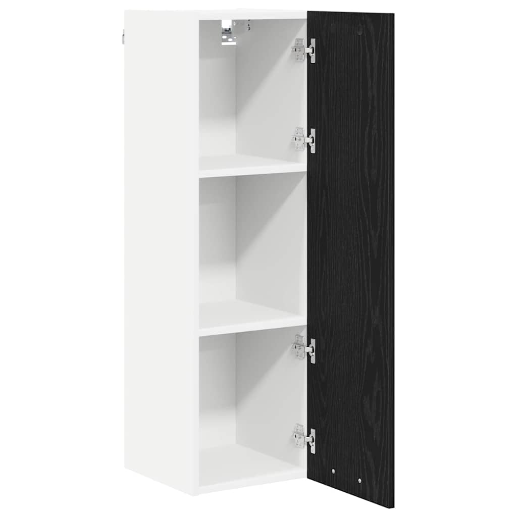 Dulap suspendat cu raft Riga Stejar Negru 30 x 31 x 100 cm — imaginea 6