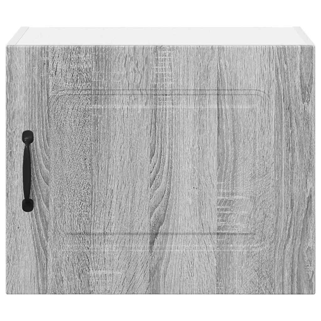 Dulap suspendat de bucatarie cu raft Gri Sonoma 50 x 31 x 40 cm — imaginea 7