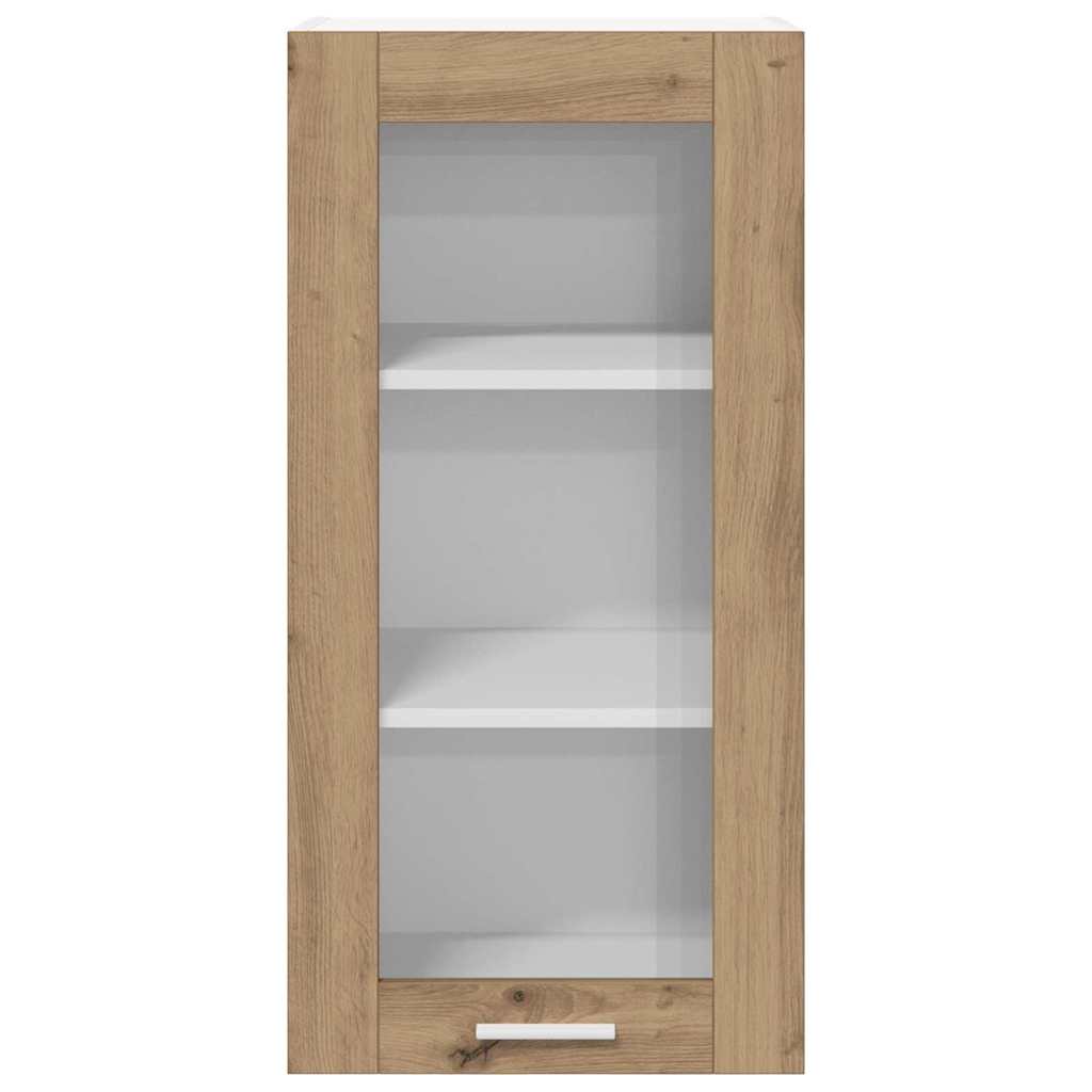 Dulap suspendat cu raft Riga Stejar Artizanal 40 x 31 x 80 cm — imaginea 7