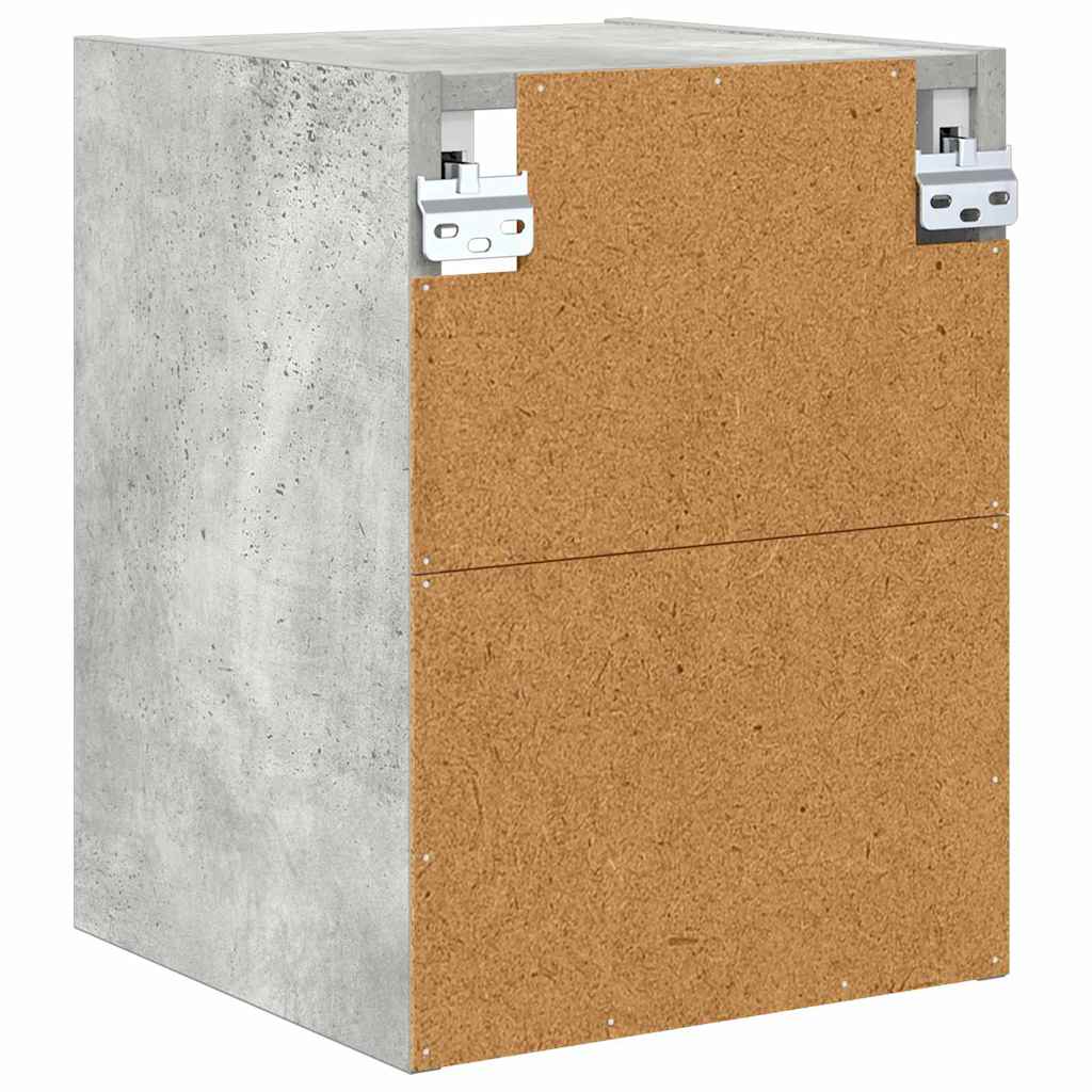 Dulap suspendat cu raft Riga Gri din beton 30 x 29,5 x 40 cm — imaginea 8