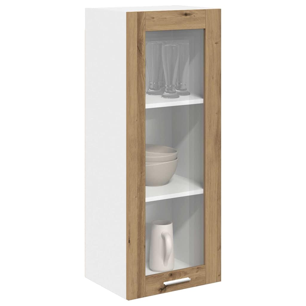 Dulap suspendat cu raft Riga Stejar Artizanal 40 x 31 x 100 cm — imaginea 4