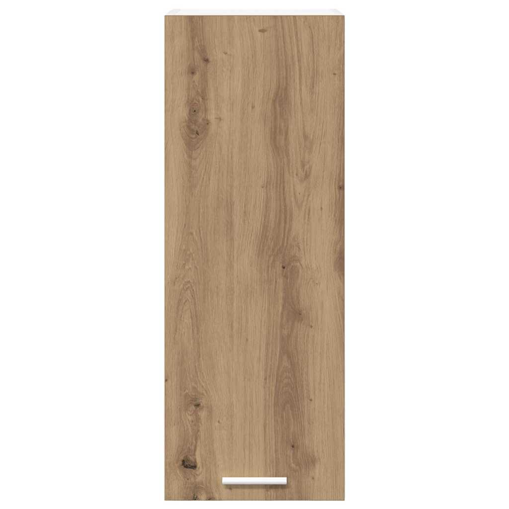 Dulap suspendat Riga Stejar Artisan si Alb 30 x 31 x 80 cm — imaginea 7