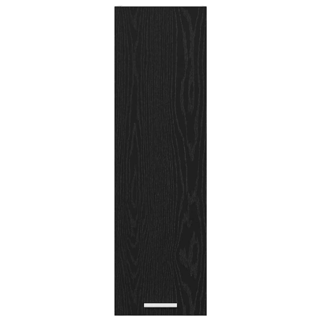 Dulap suspendat cu raft Riga Stejar Negru 30 x 31 x 100 cm — imaginea 7