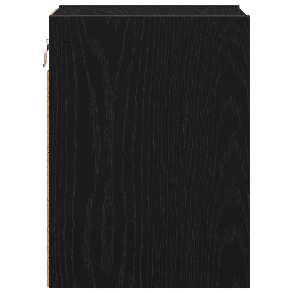 Dulap suspendat cu raft Riga Stejar Negru 20 x 29,5 x 40 cm — imaginea 7