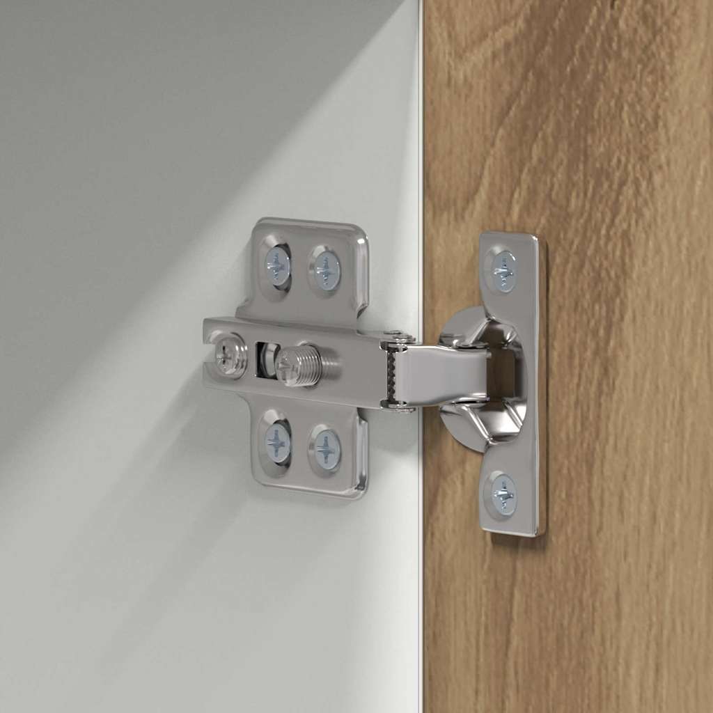 Dulap suspendat Riga Stejar Artisan si Alb 50 x 31 x 100 cm — imaginea 10