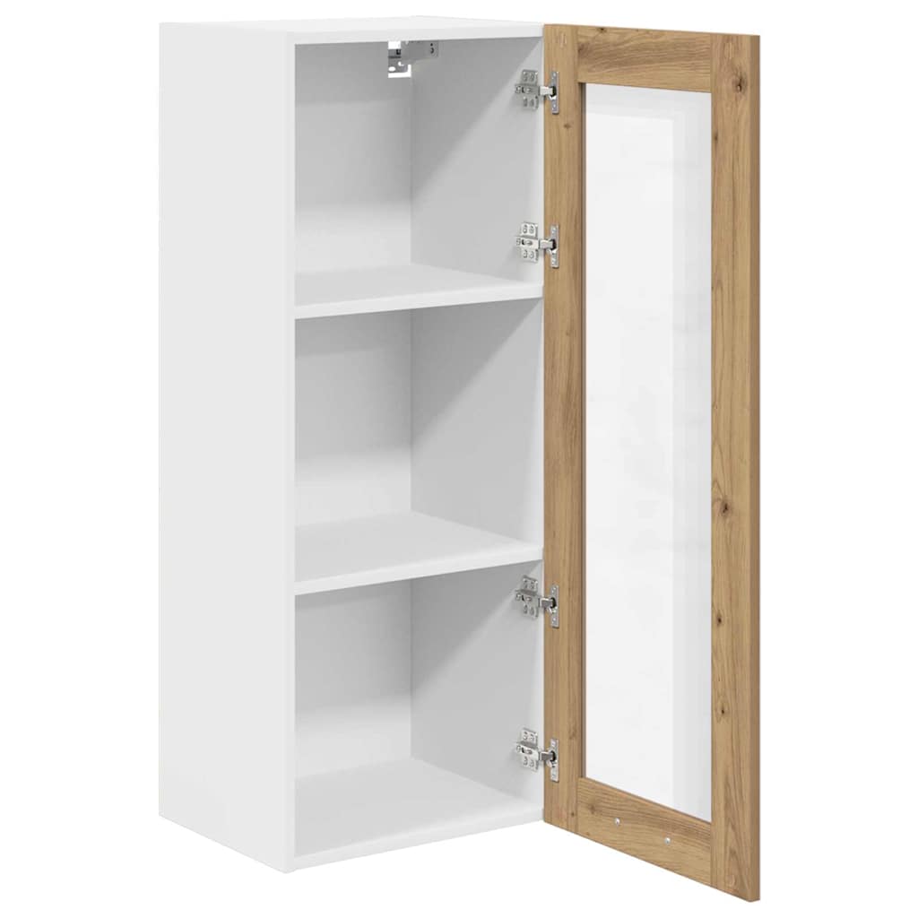 Dulap suspendat cu raft Riga Stejar Artizanal 40 x 31 x 100 cm — imaginea 6