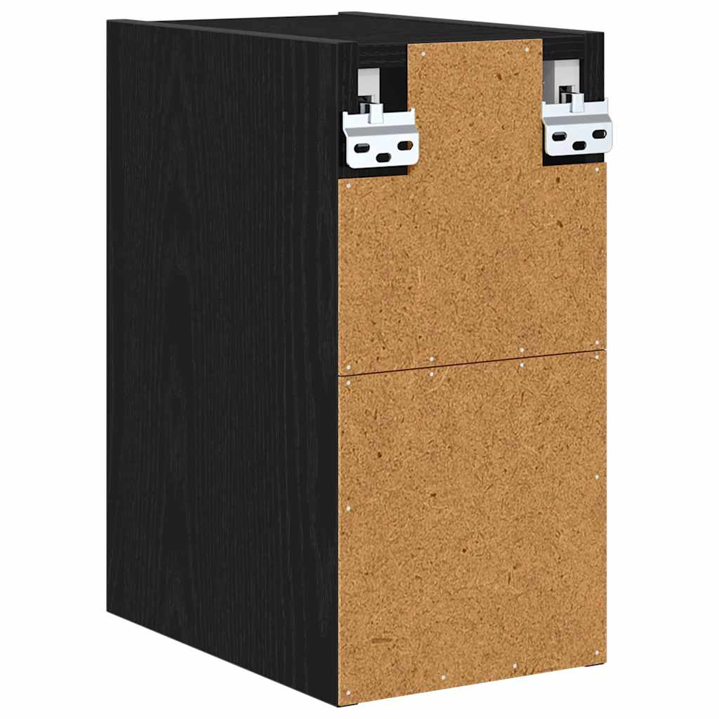 Dulap suspendat cu raft Riga Stejar Negru 20 x 29,5 x 40 cm — imaginea 8