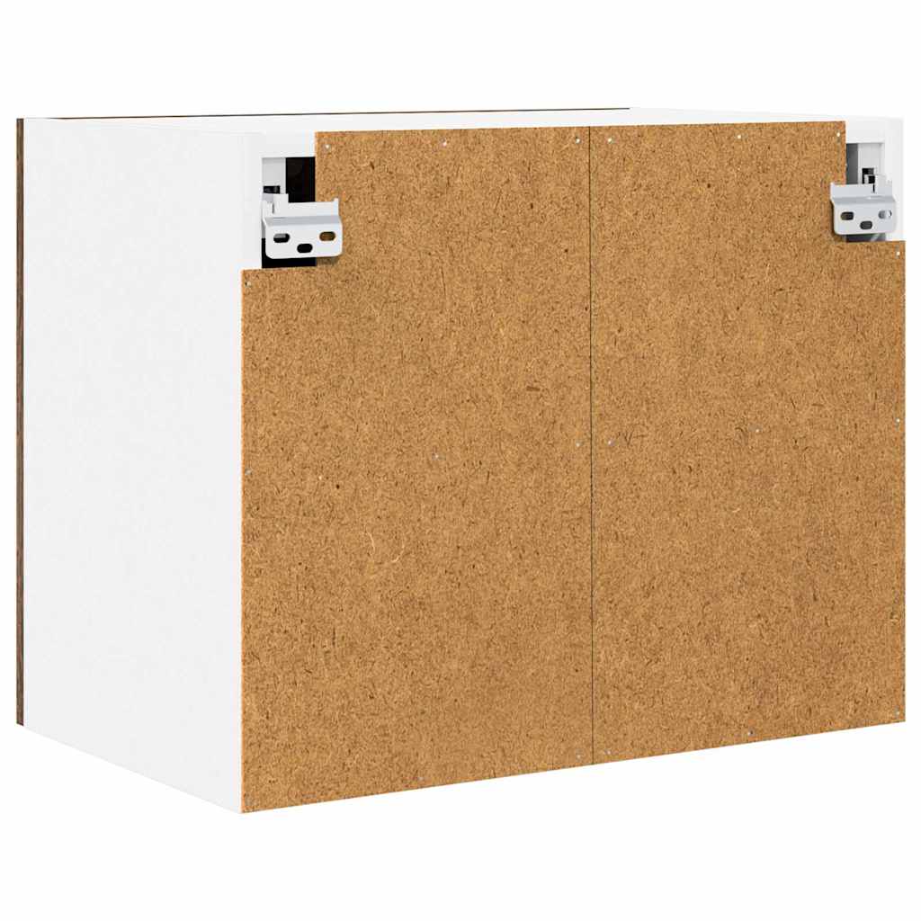 Dulap suspendat Riga 2 pcs Stejar afumat si alb 50 x 31 x 40 cm — imaginea 10