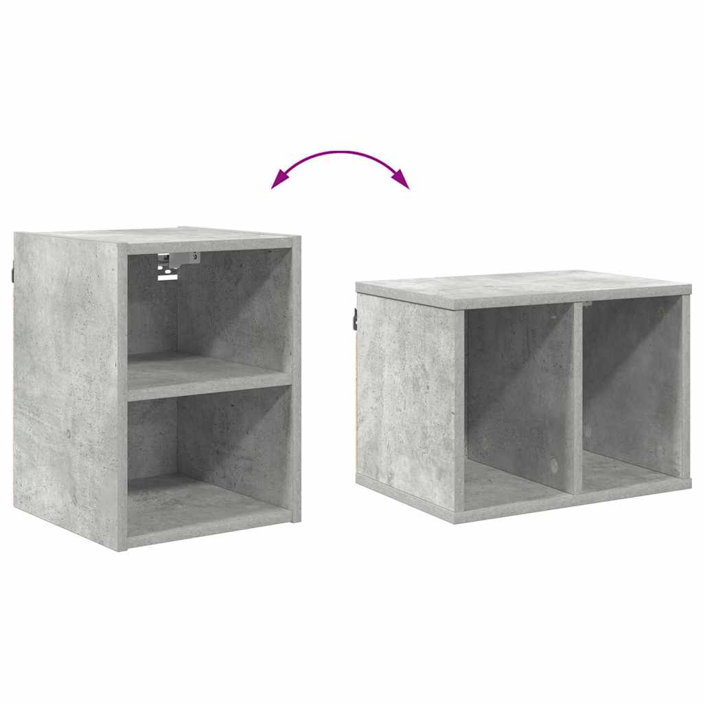 Dulap suspendat cu raft Riga Gri din beton 30 x 29,5 x 40 cm — imaginea 11