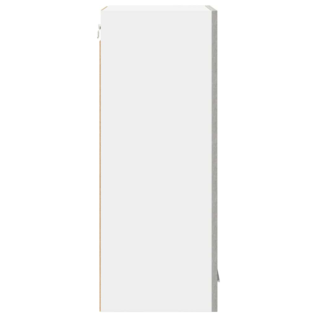 Dulap suspendat cu usa Riga 2 pcs Gri din beton 40 x 31 x 80 cm — imaginea 9