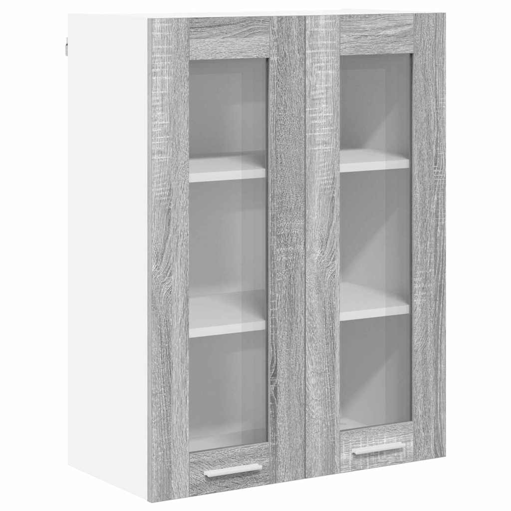 Dulap suspendat Riga Gri Sonoma 60 x 31 x 80 cm Lemn compozit