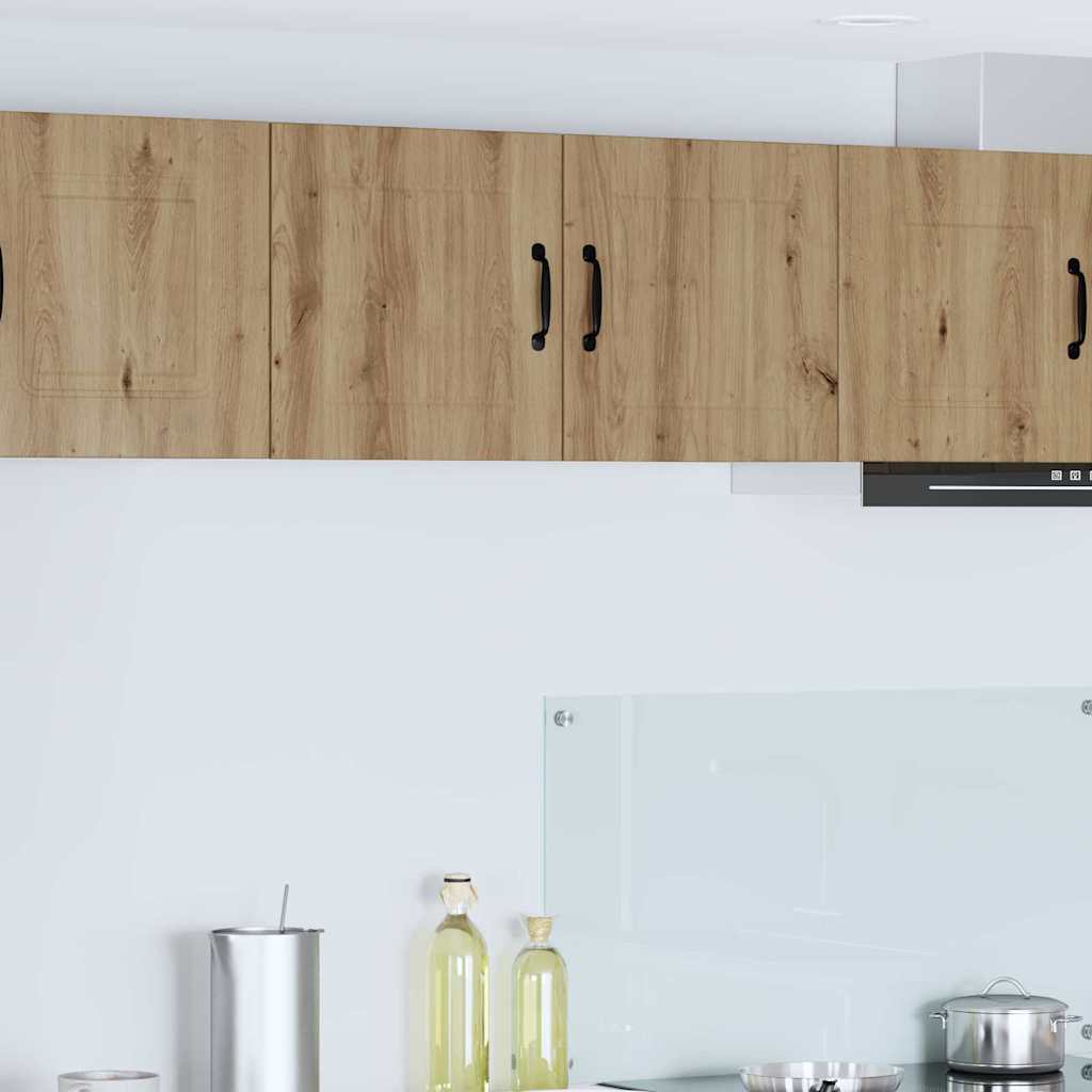 Dulap suspendat de bucatarie Stejar Artizanal 80 x 31 x 40 cm — imaginea 2