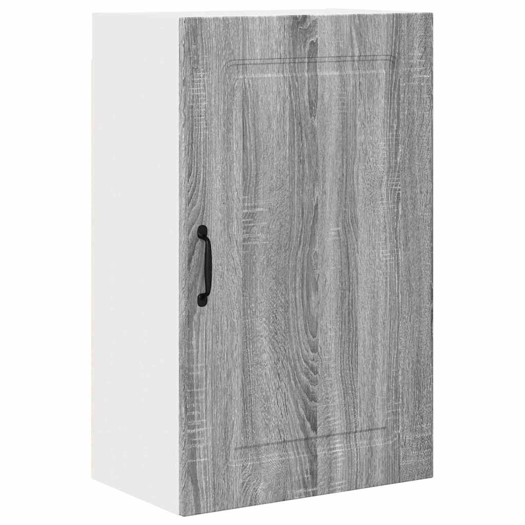 Dulap suspendat de bucatarie cu raft Gri Sonoma 50 x 31 x 80 cm
