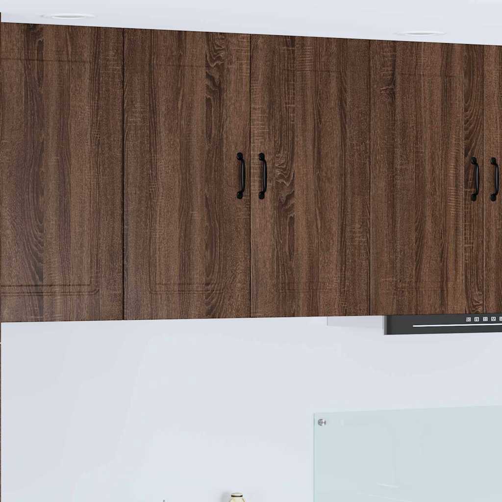 Dulap suspendat de bucatarie Stejar inchis 80 x 31 x 80 cm — imaginea 2