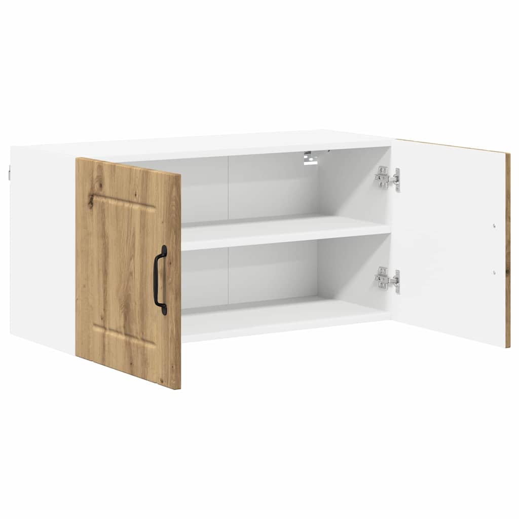Dulap suspendat de bucatarie Stejar Artizanal 80 x 31 x 40 cm — imaginea 6