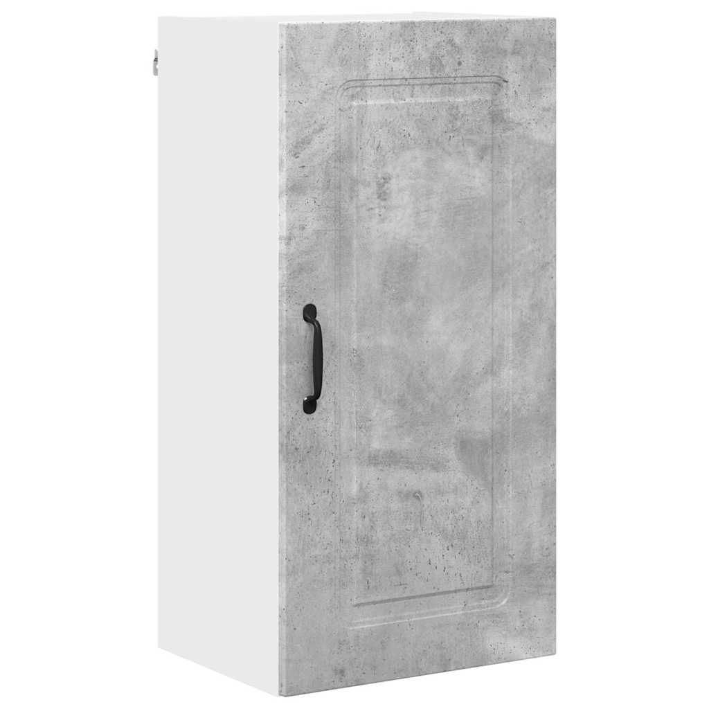 Dulap suspendat de bucatarie Gri din beton 40 x 31 x 80 cm