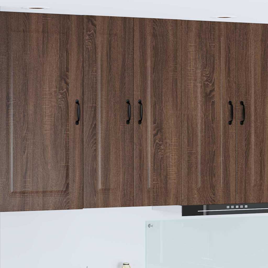 Dulap suspendat de bucatarie Stejar inchis 60 x 31 x 100 cm — imaginea 2