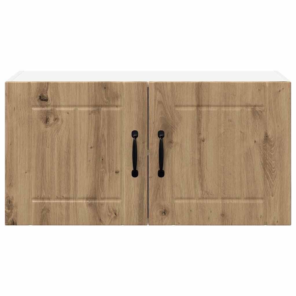 Dulap suspendat de bucatarie Stejar Artizanal 80 x 31 x 40 cm — imaginea 7