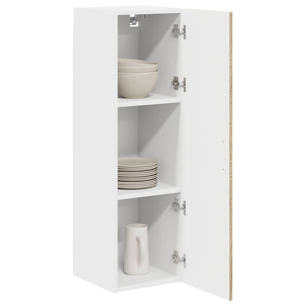 Dulap suspendat de bucatarie Stejar Sonoma 30 x 31 x 100 cm — imaginea 4
