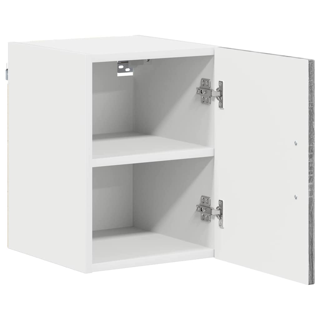 Dulap suspendat de bucatarie cu raft Gri Sonoma 30 x 31 x 40 cm — imaginea 6