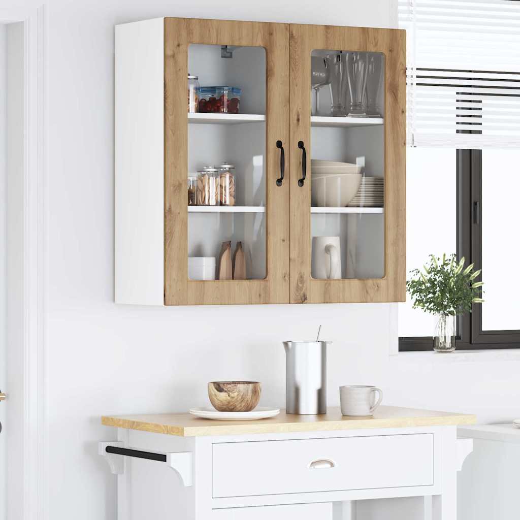 Dulap suspendat de bucatarie Stejar Artizanal 40 x 31 x 80 cm — imaginea 5