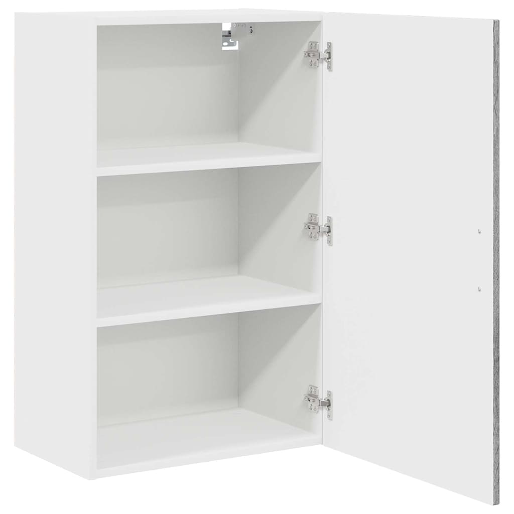 Dulap suspendat de bucatarie cu raft Gri Sonoma 50 x 31 x 80 cm — imaginea 6