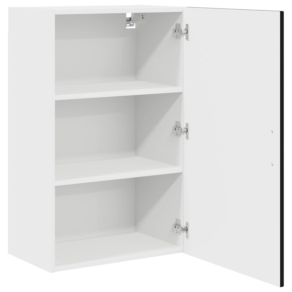Dulap suspendat de bucatarie cu raft Negru 50 x 31 x 80 cm — imaginea 6