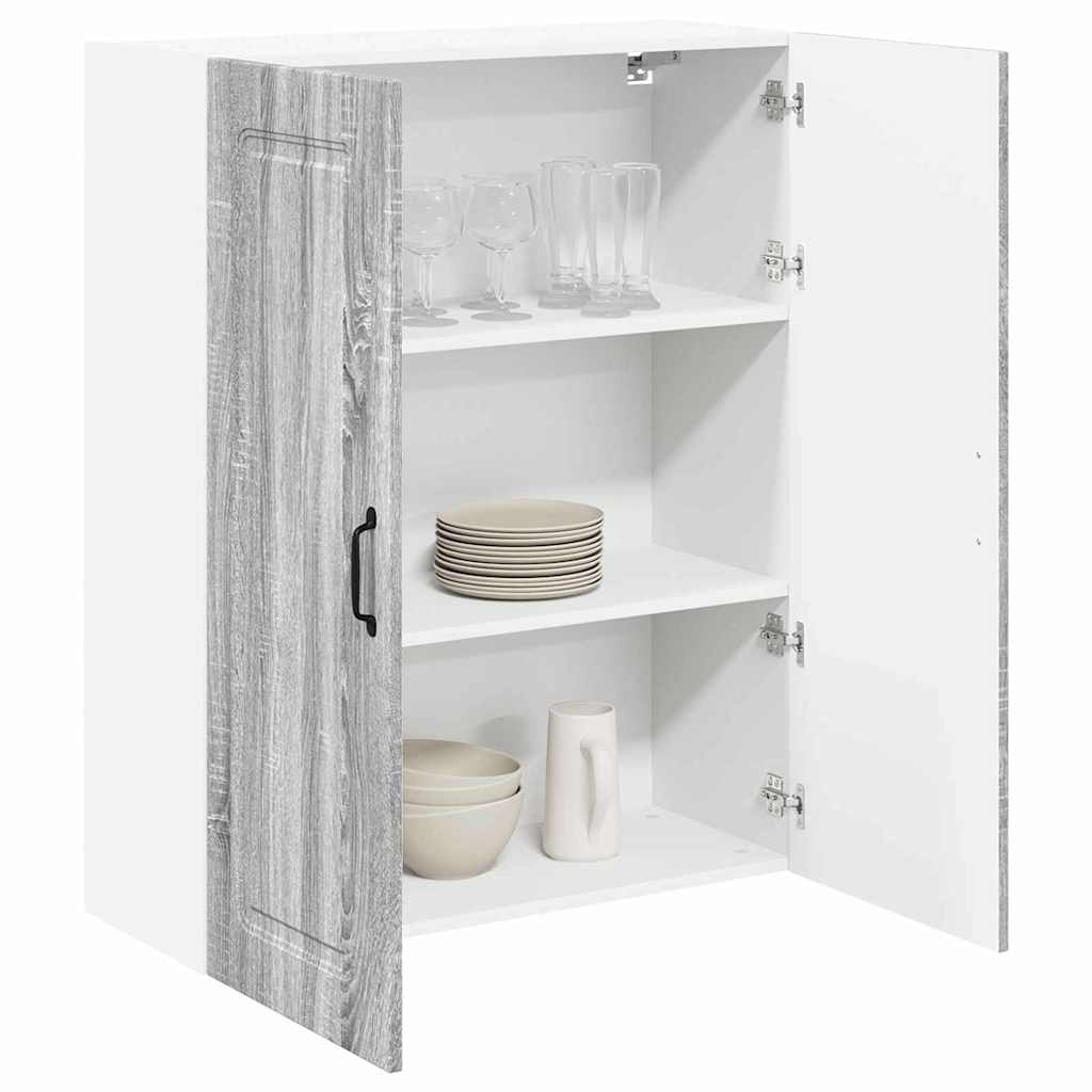 Dulap suspendat de bucatarie cu usa Gri Sonoma 80 x 31 x 100 cm — imaginea 4