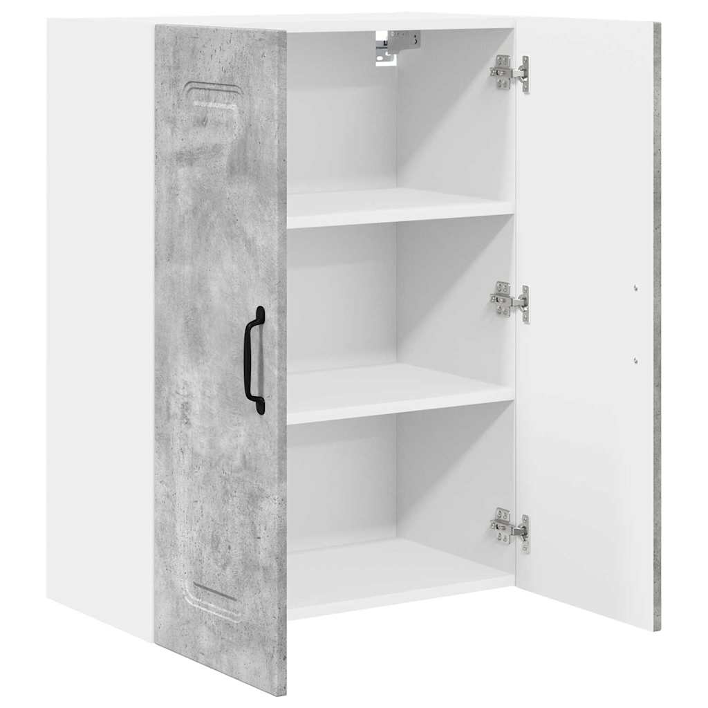 Dulap suspendat de bucatarie Gri din beton 60 x 31 x 80 cm — imaginea 6