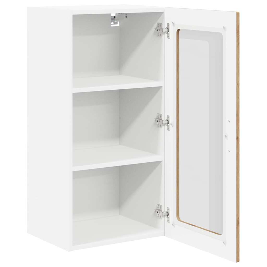 Dulap suspendat de bucatarie Stejar Artizanal 40 x 31 x 80 cm — imaginea 6
