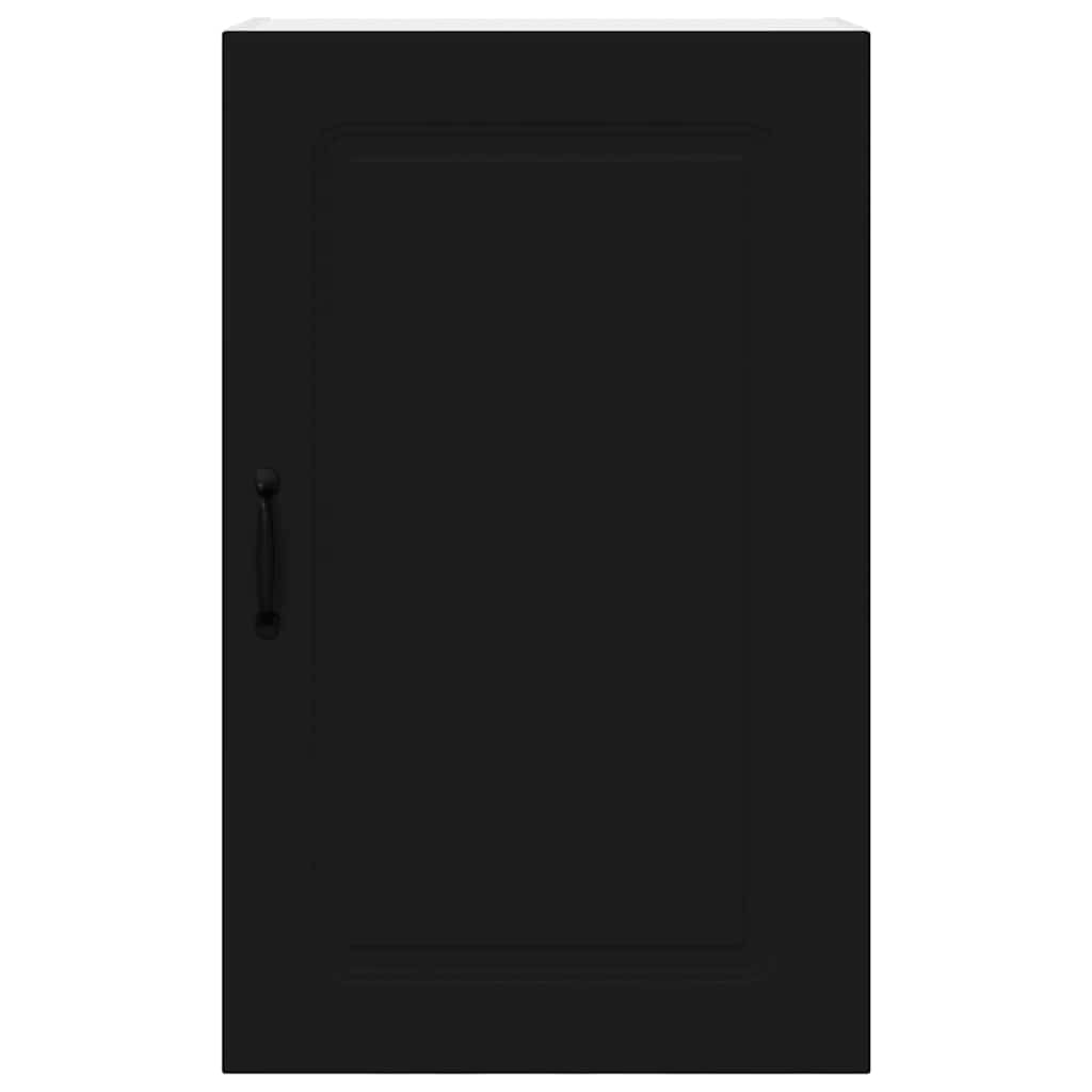 Dulap suspendat de bucatarie cu raft Negru 50 x 31 x 80 cm — imaginea 7
