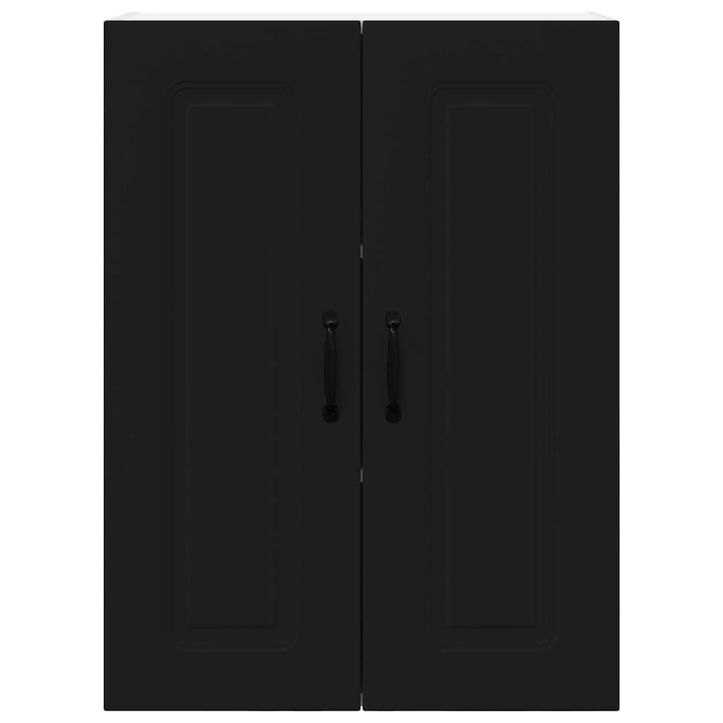 Dulap suspendat de bucatarie cu raft Negru 60 x 31 x 80 cm — imaginea 7