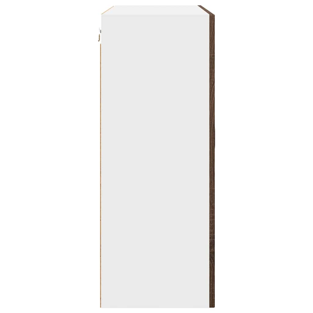 Dulap suspendat de bucatarie Stejar inchis 80 x 31 x 80 cm — imaginea 8