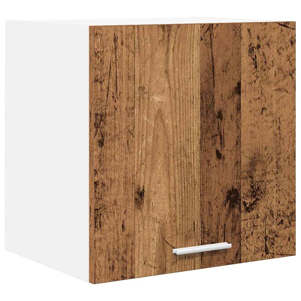 Dulap suspendat Riga 2 pcs Lemn vechi si Alb 40 x 31 x 40 cm — imaginea 6