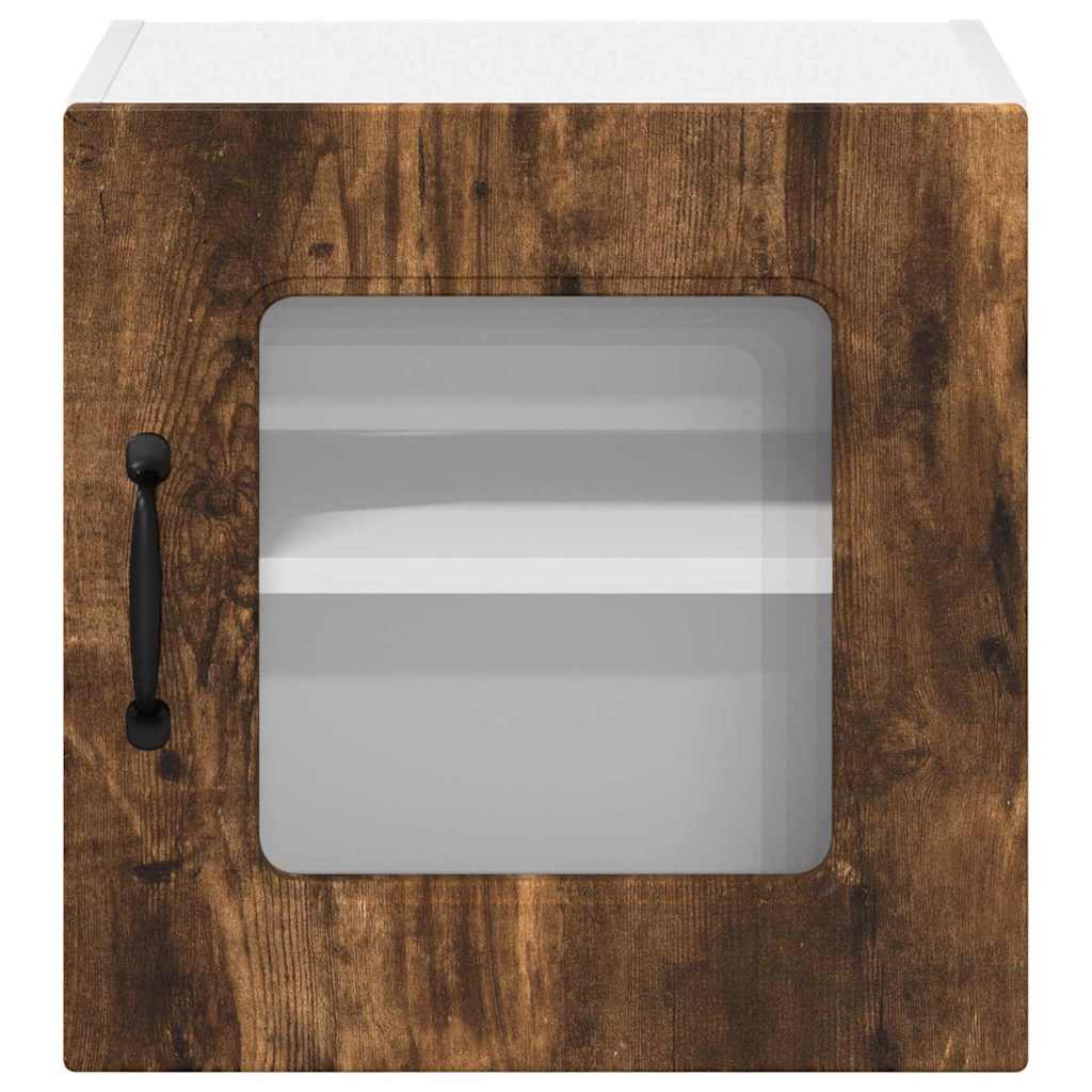 Dulap suspendat de bucatarie Stejar fumuriu 40 x 31 x 40 cm — imaginea 7