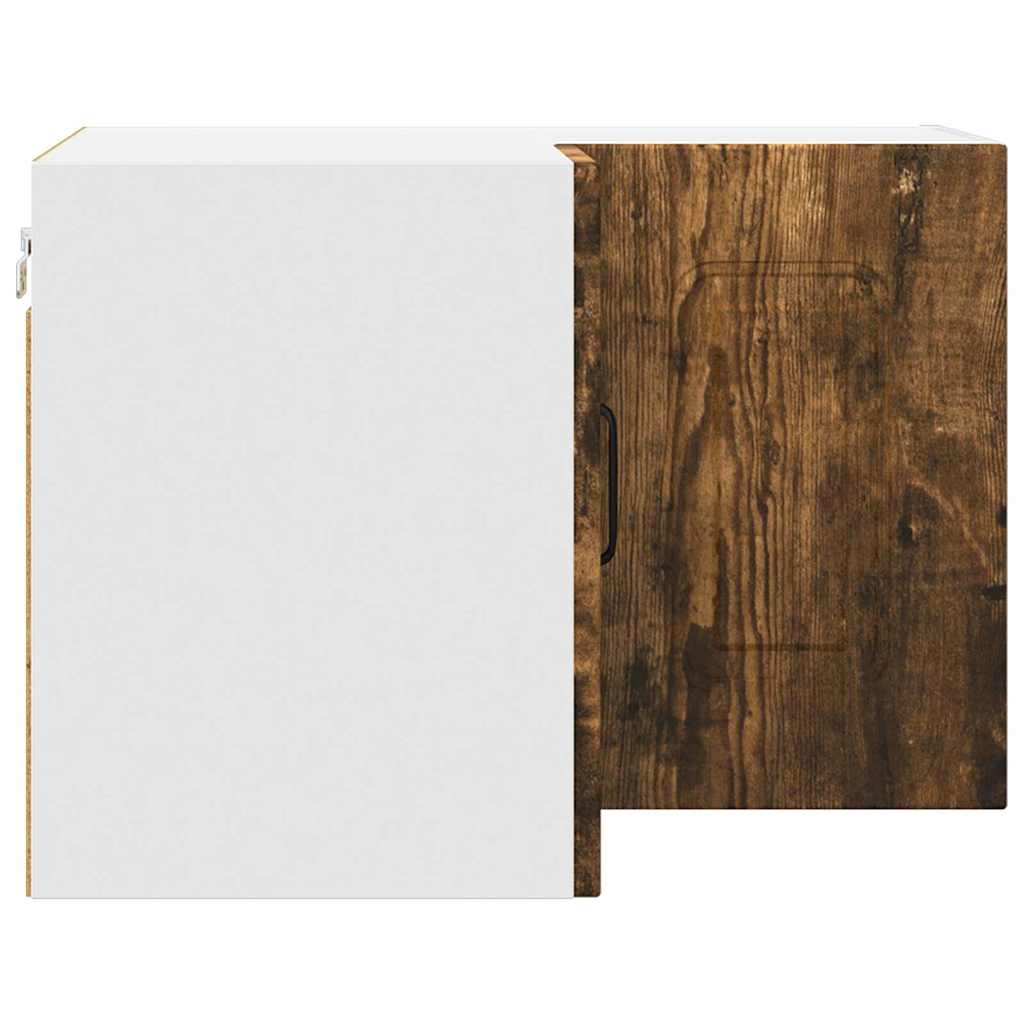 Dulap suspendat de bucatarie Stejar fumuriu 57 x 57 x 40 cm — imaginea 8