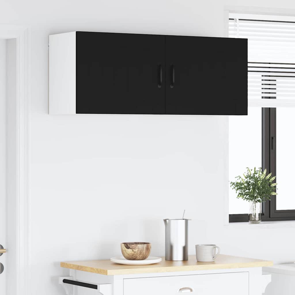 Dulap suspendat de bucatarie 2 pcs Negru 50 x 31 x 40 cm — imaginea 5