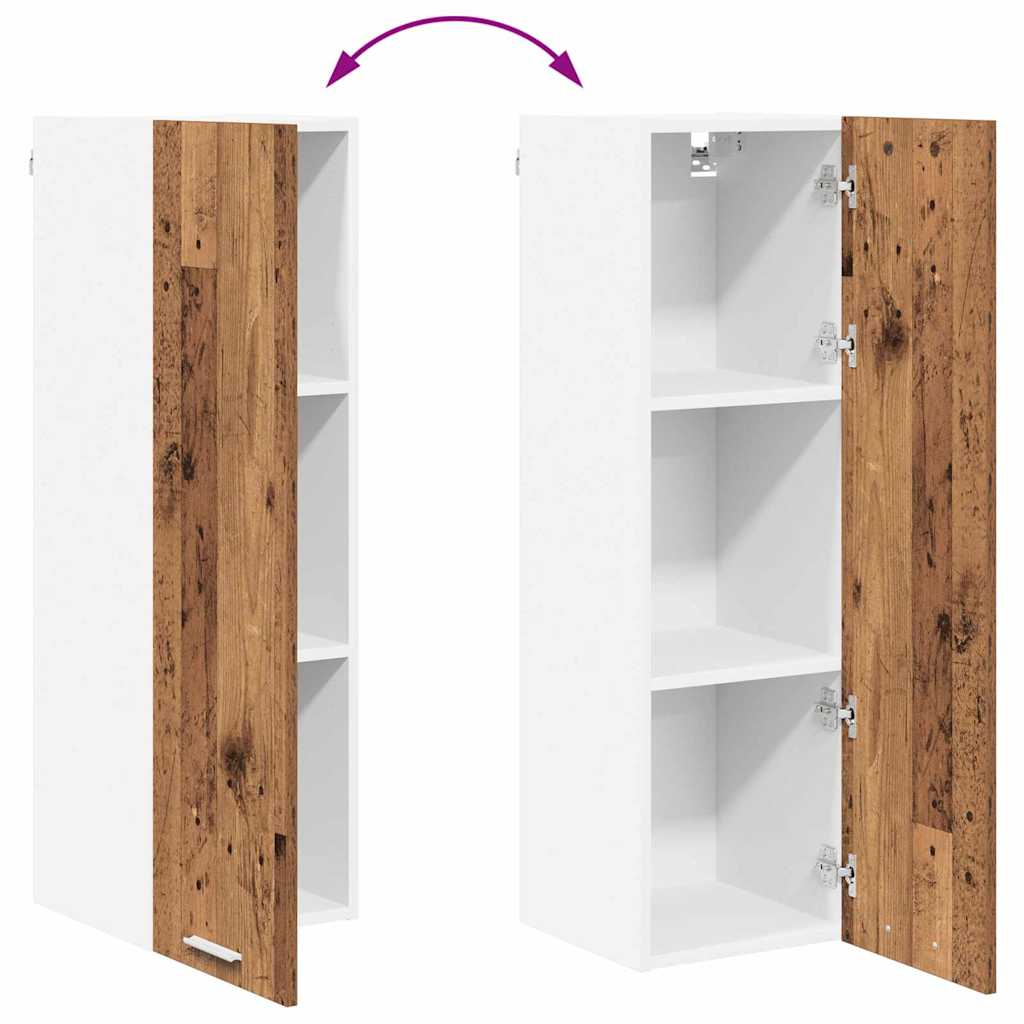 Dulap suspendat Riga Lemn Vechi 30 x 31 x 100 cm Lemn compozit — imaginea 12