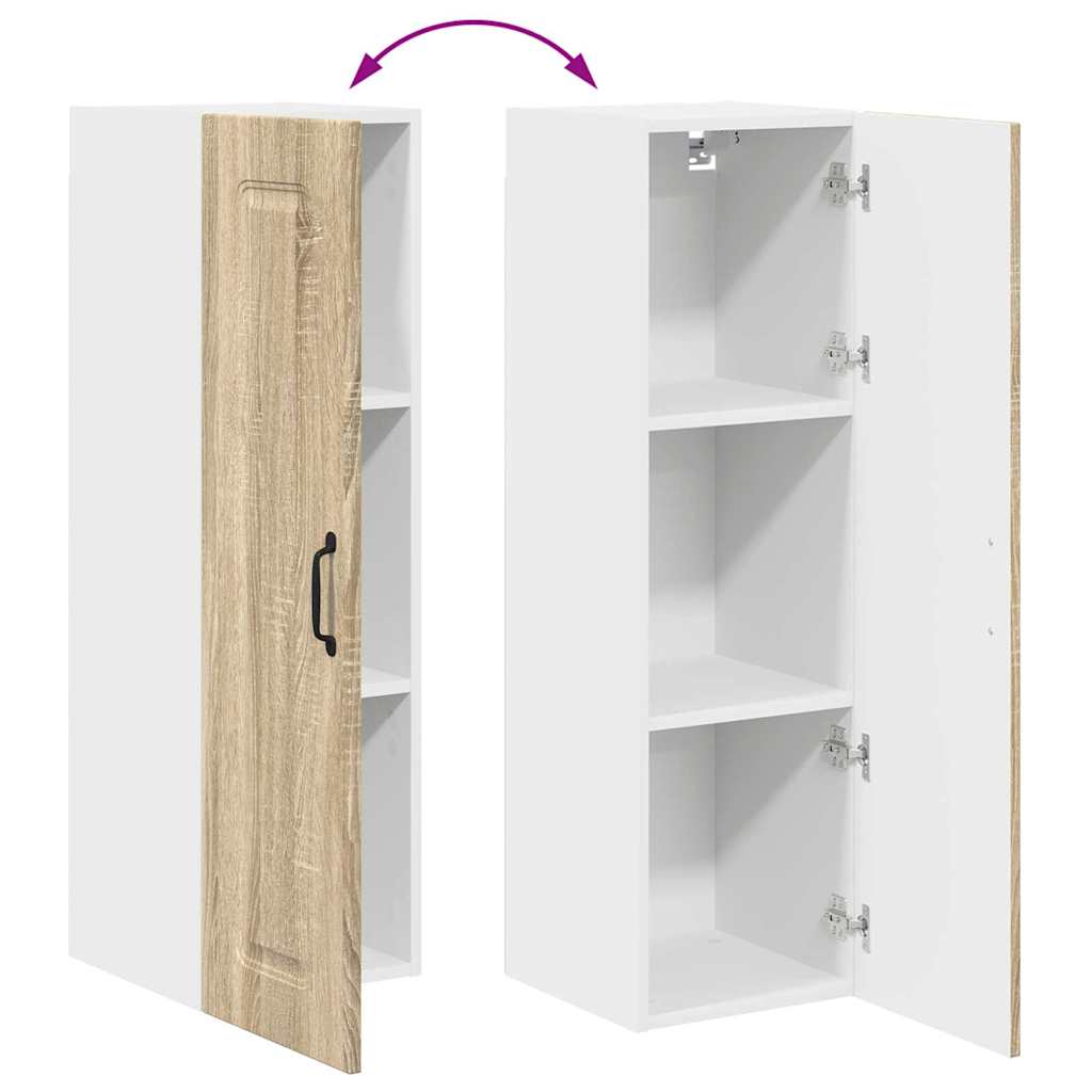 Dulap suspendat de bucatarie Stejar Sonoma 30 x 31 x 100 cm — imaginea 12