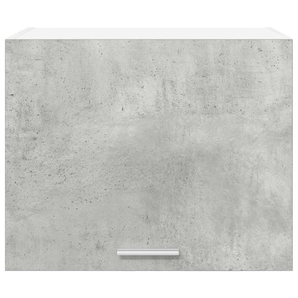 Dulap suspendat Riga 2 pcs Gri beton si Alb 50 x 31 x 40 cm — imaginea 8