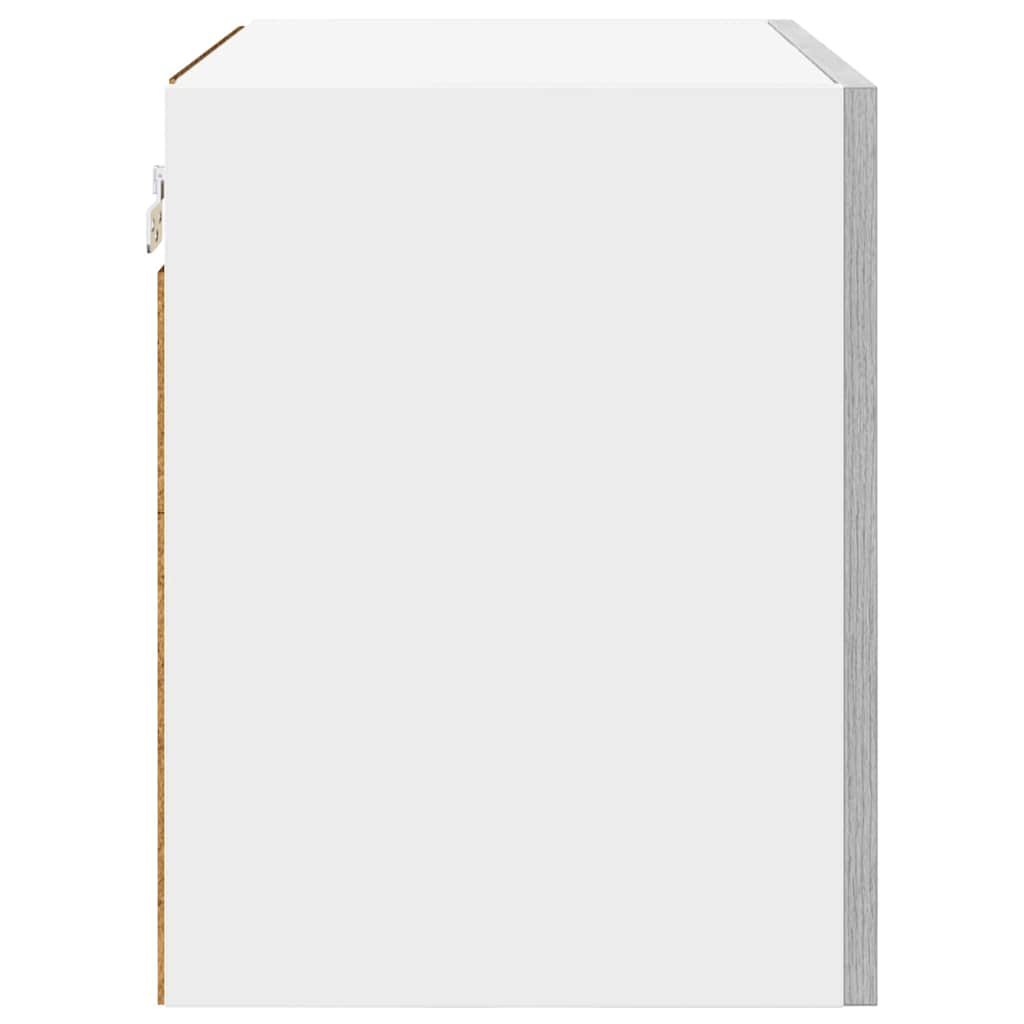 Dulap suspendat Riga 2 pcs Gri Sonoma si Alb 50 x 31 x 40 cm — imaginea 9