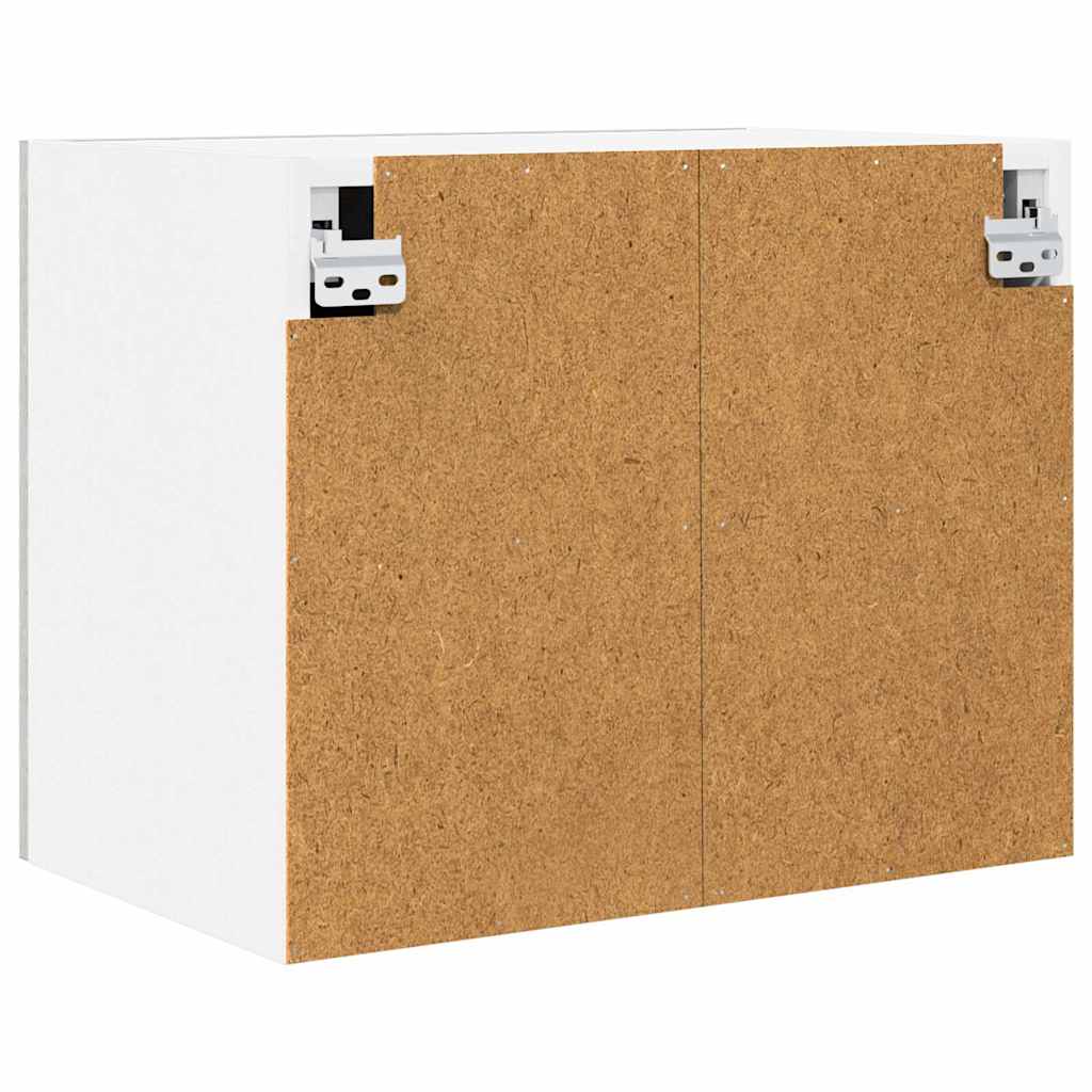 Dulap suspendat Riga 2 pcs Gri beton si Alb 50 x 31 x 40 cm — imaginea 10