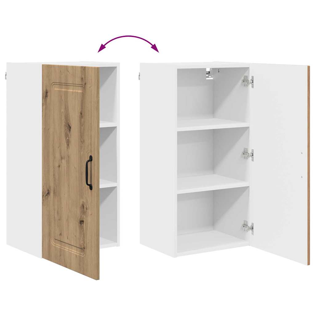 Dulap suspendat de bucatarie Stejar Artizanal 40 x 31 x 80 cm — imaginea 12