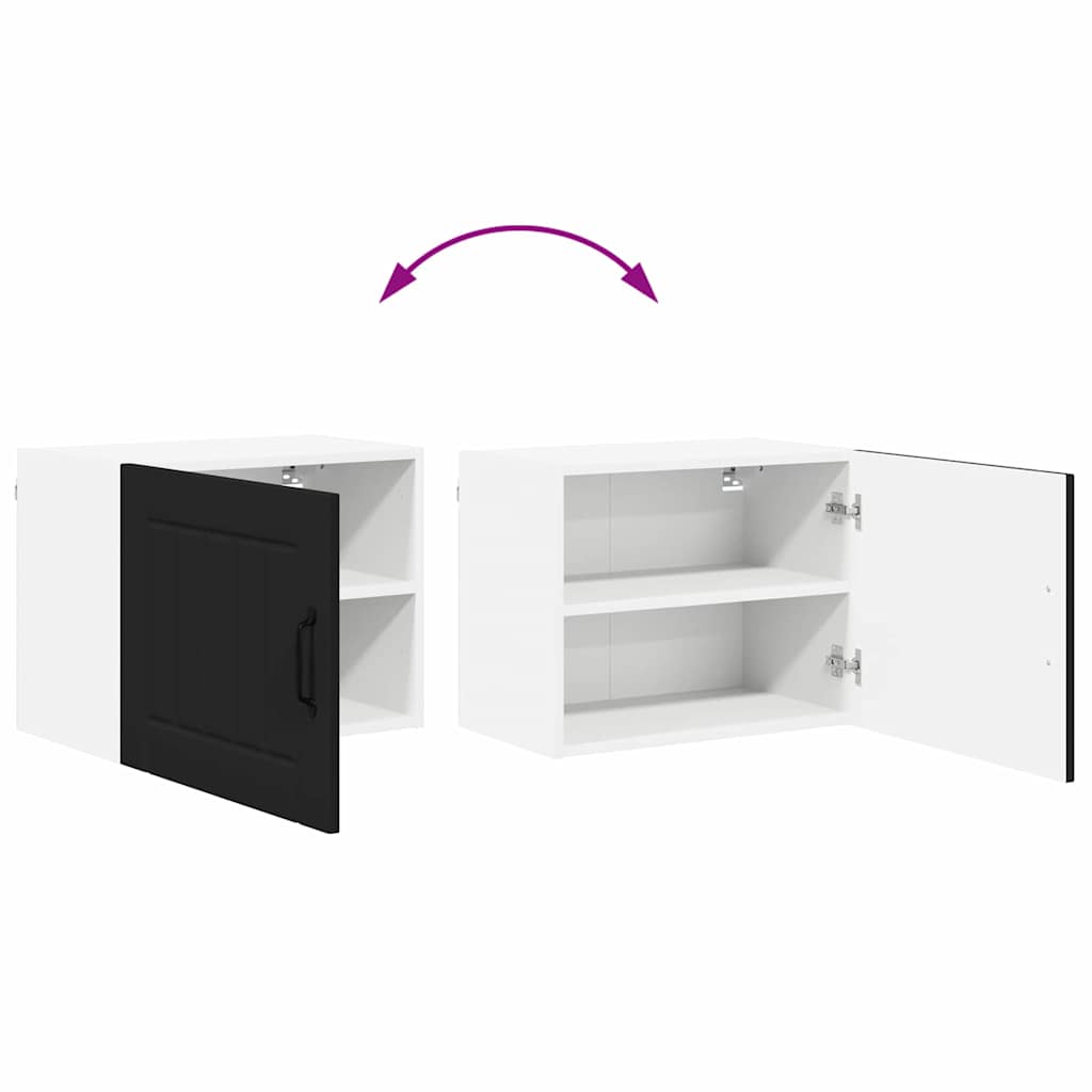 Dulap suspendat de bucatarie 2 pcs Negru 50 x 31 x 40 cm — imaginea 13