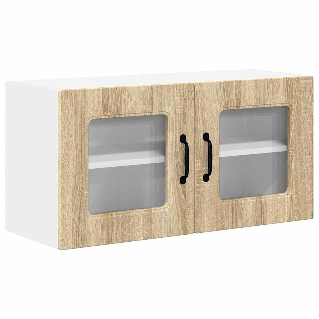 Dulap suspendat de bucatarie Stejar Sonoma 80 x 31 x 40 cm