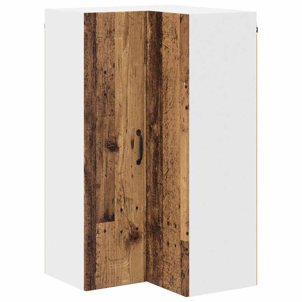 Dulap suspendat de bucatarie cu usa Lemn Vechi 57 x 57 x 100 cm