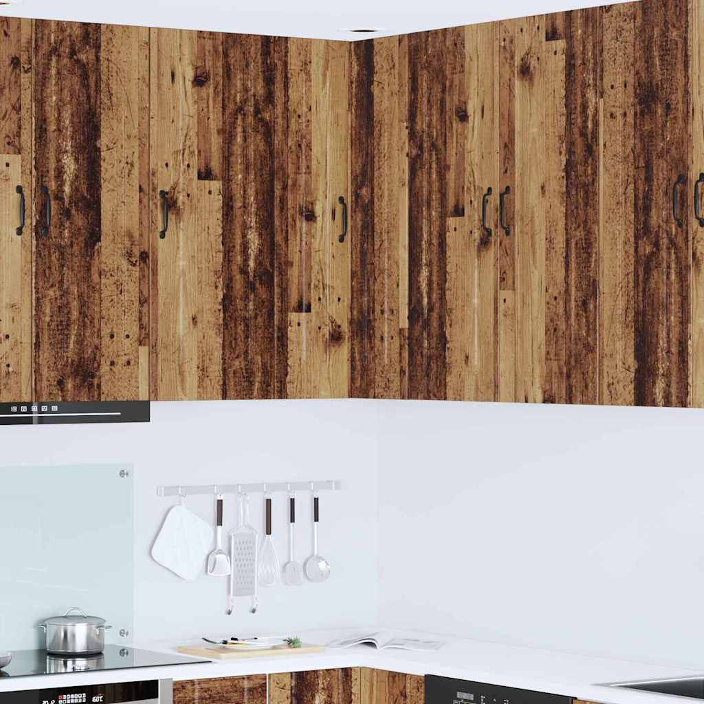 Dulap suspendat de bucatarie cu usa Lemn Vechi 57 x 57 x 100 cm — imaginea 2